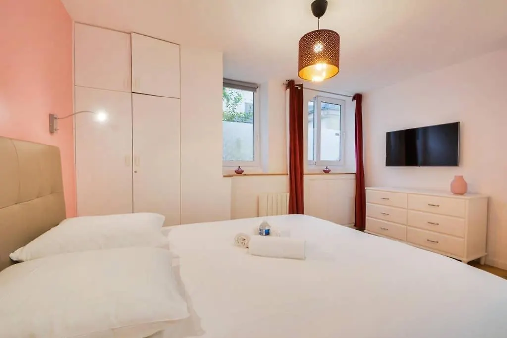 파리 Luxueux Duplex 6 - 8Pers - Full Equipped - Republique 아파트 프랑스